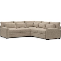 boston light brown sectional   