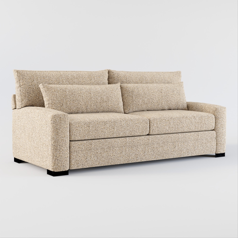boston light brown sofa   