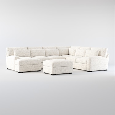 Boston 5-Piece Sectional with Chaise and Ottoman