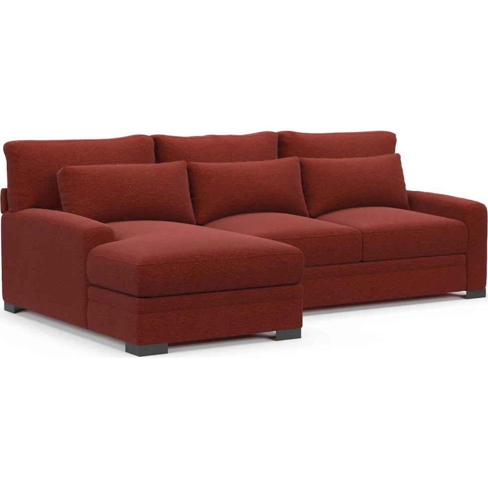 boston red sectional   