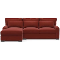 boston red sectional   