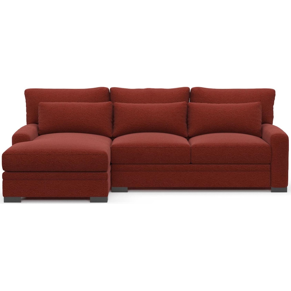 boston red sectional   
