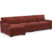 boston red sectional   