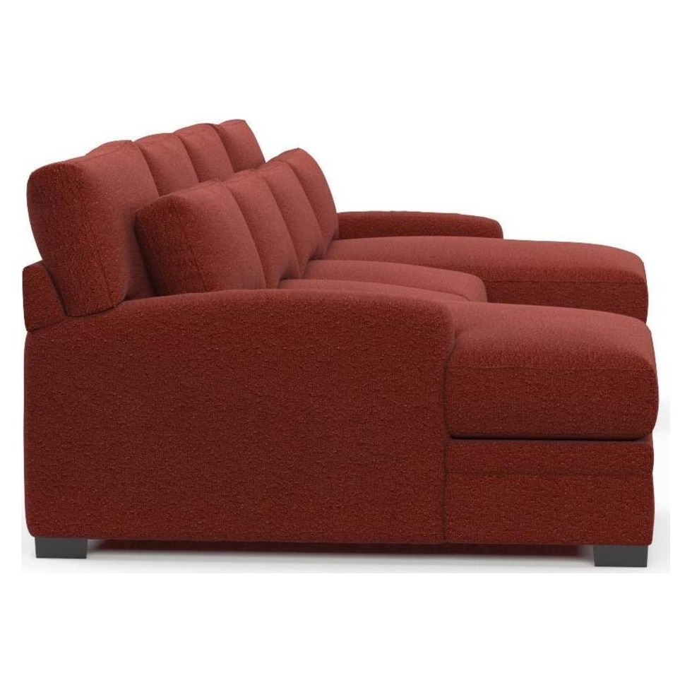 boston red sectional   
