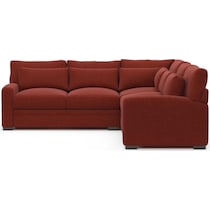 boston red sectional   