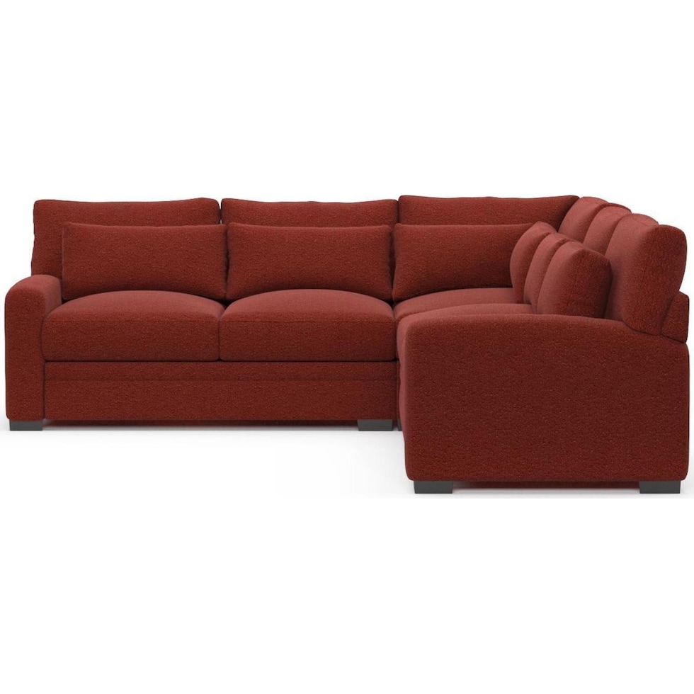boston red sectional   