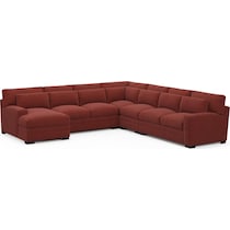 boston red sectional   