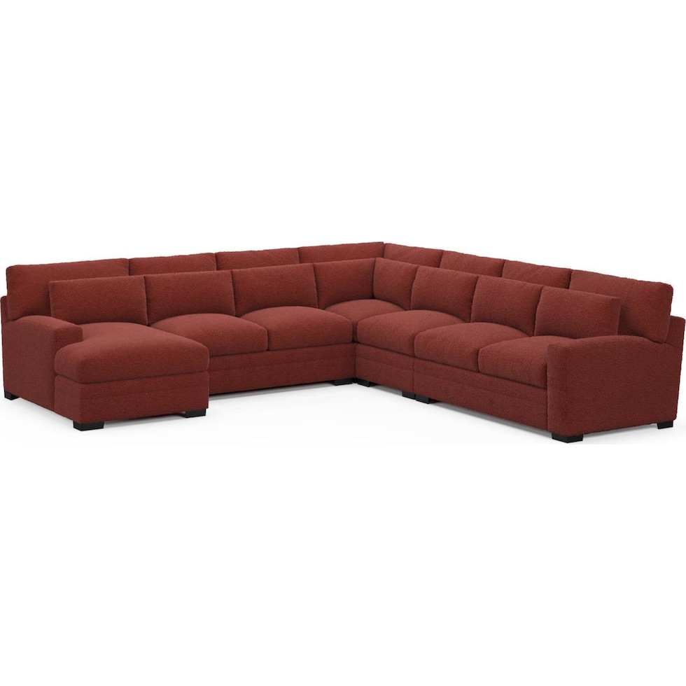 boston red sectional   