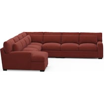 boston red sectional   