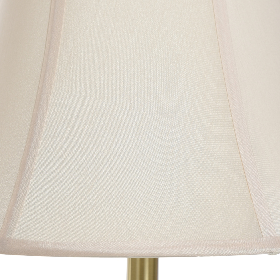 bourgault gold floor lamp   