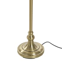 bourgault gold floor lamp   