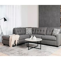 bowdre gray sectional   