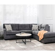 bowdre gray sectional   