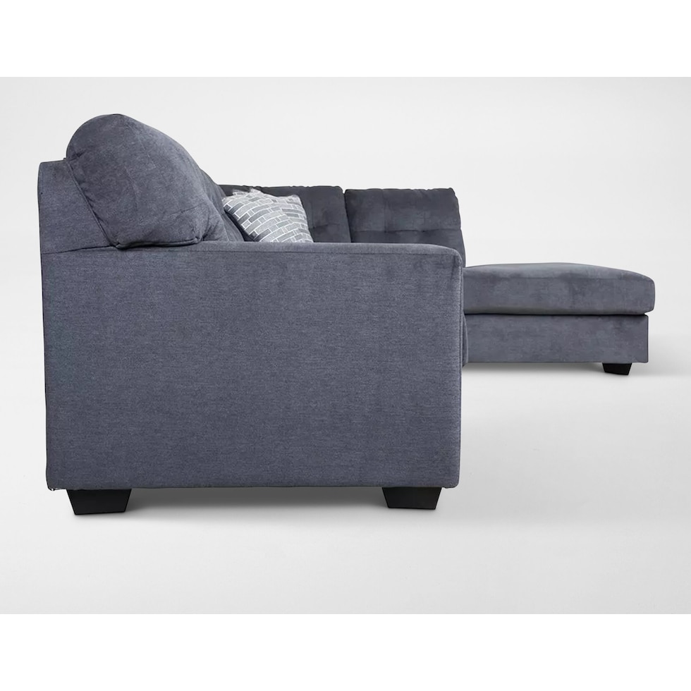 bowdre gray sectional   