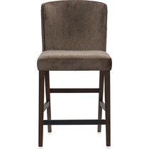 bowen dark brown  pc counter height dining room   