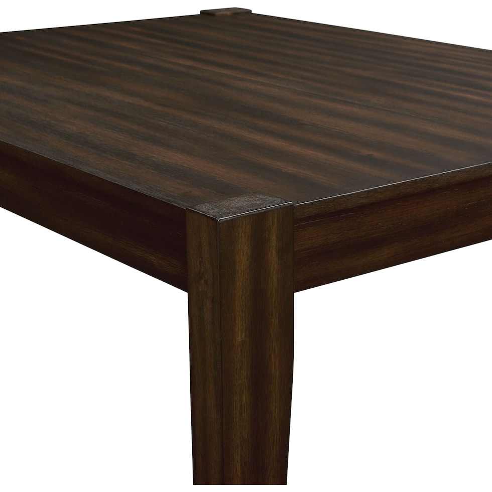 bowen dark brown counter height dining table   