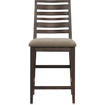 bowen dark brown counter height stool   