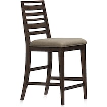 bowen dark brown counter height stool   