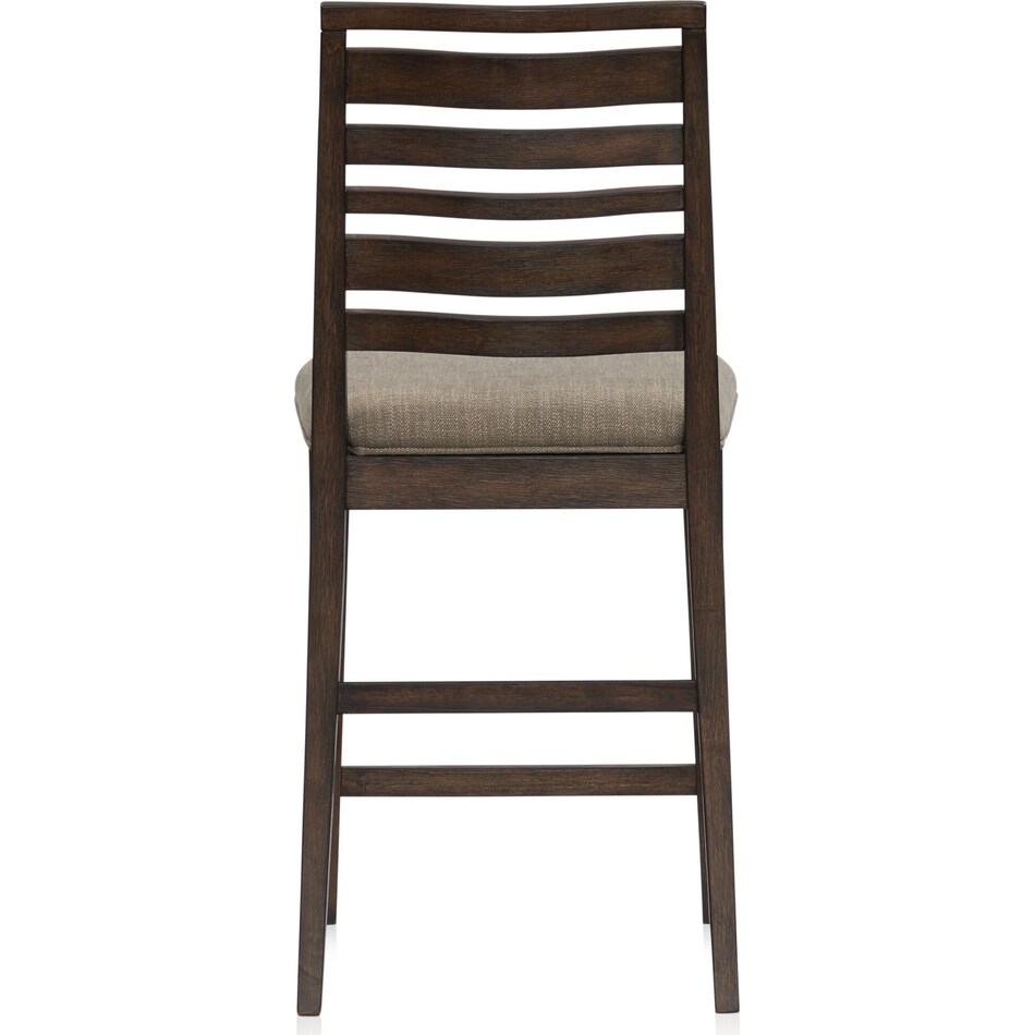 bowen dark brown counter height stool   