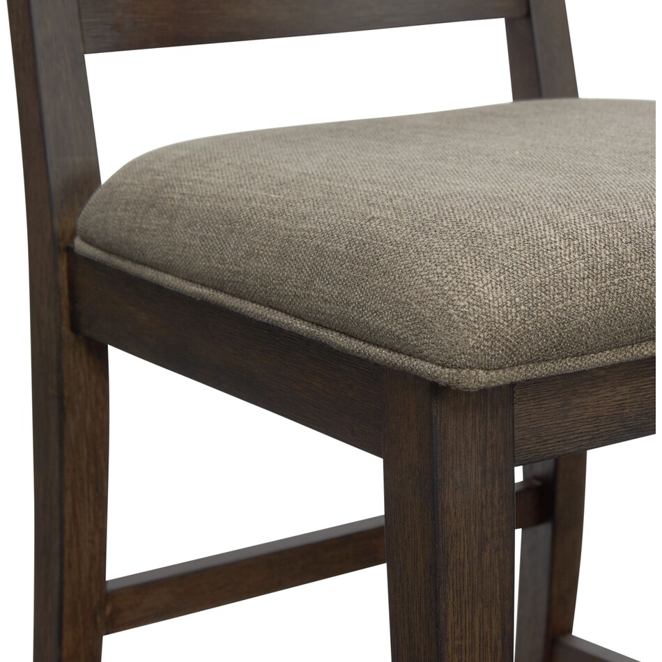 bowen dark brown counter height stool   