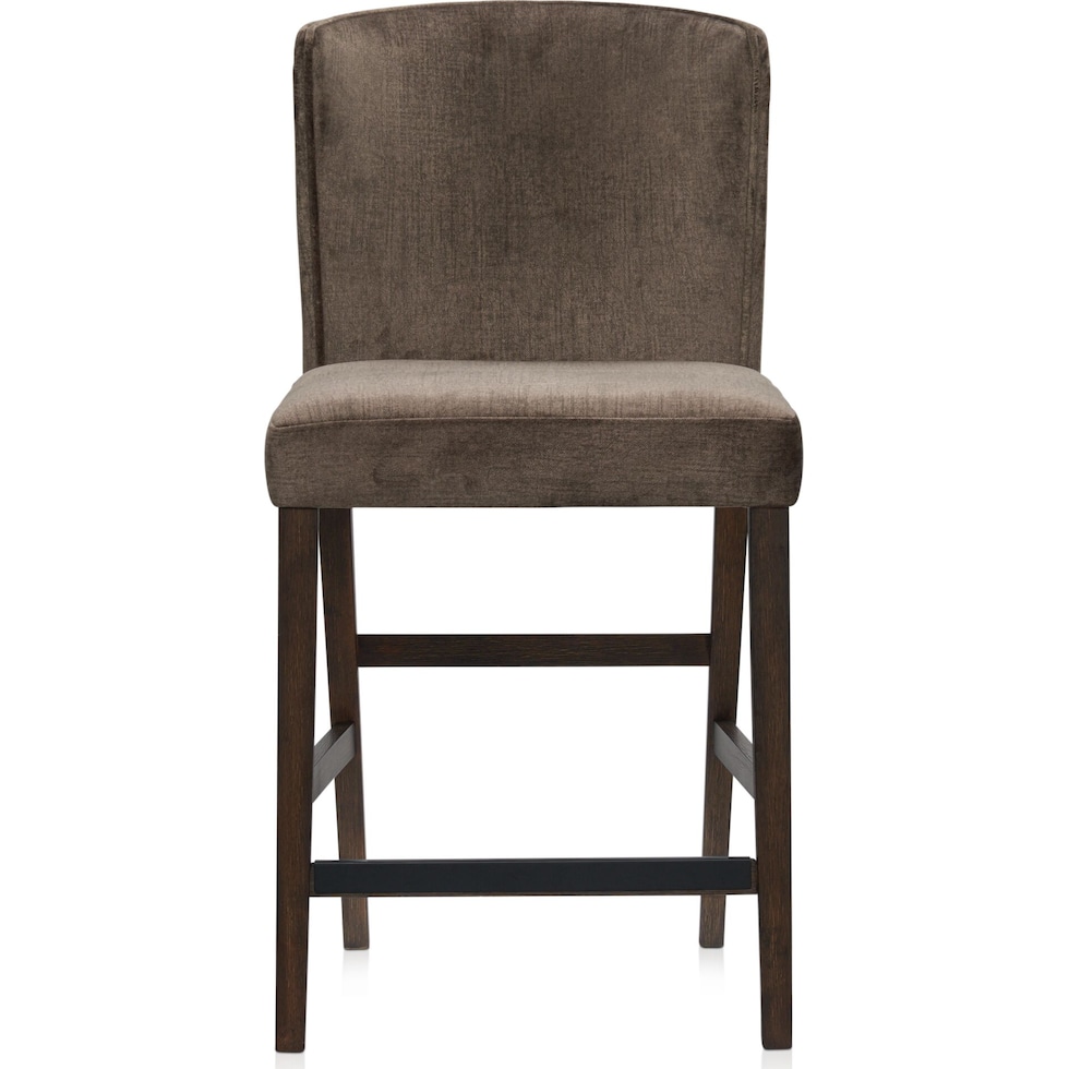 bowen dark brown counter height stool   