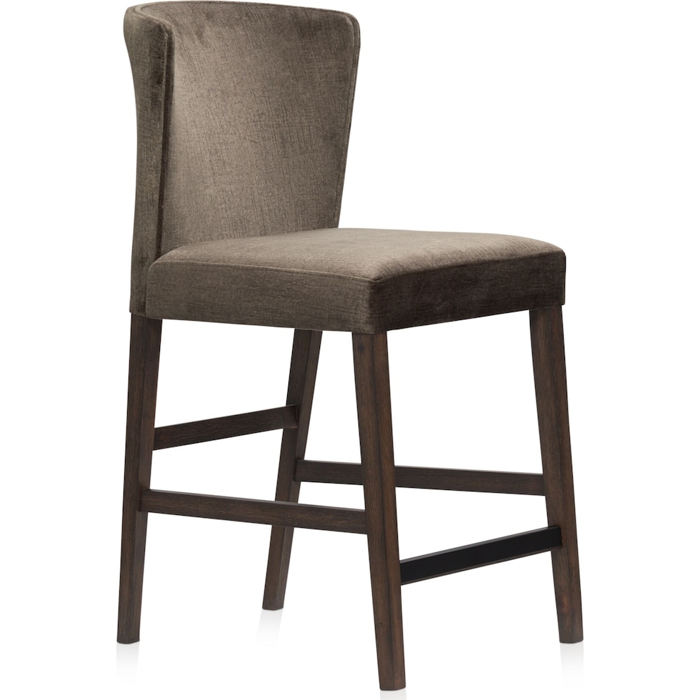 bowen dark brown counter height stool   