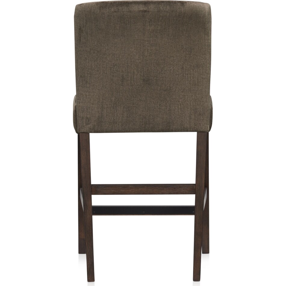 bowen dark brown counter height stool   