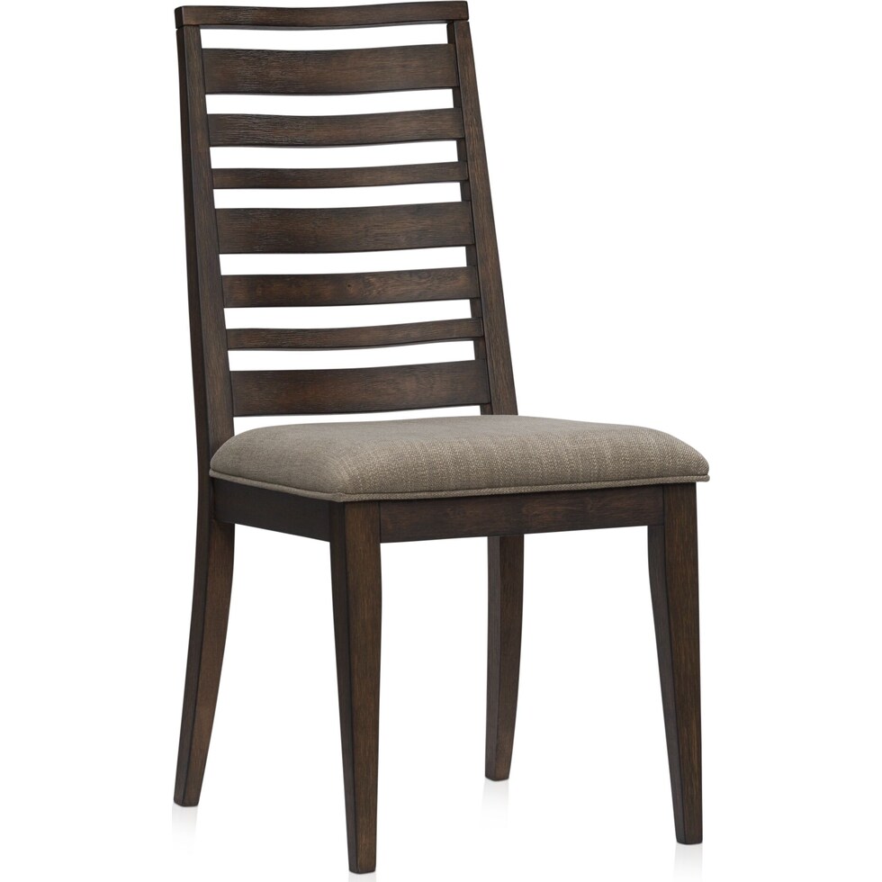 bowen dark brown dining chair   