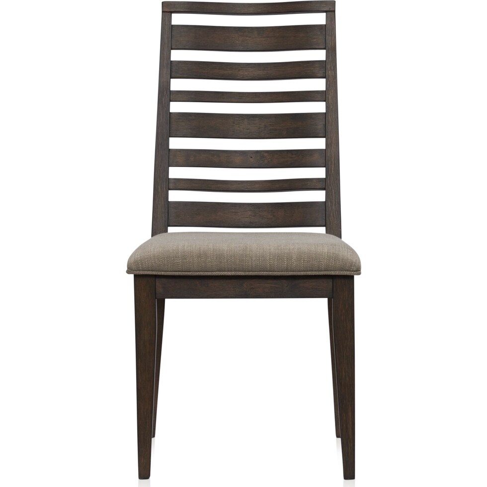 bowen dark brown dining chair   
