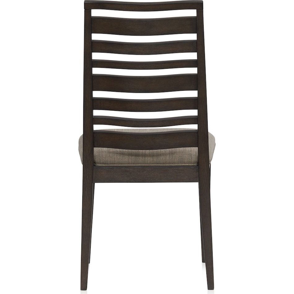 bowen dark brown dining chair   