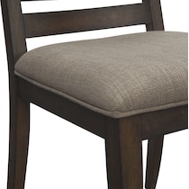 bowen dark brown dining chair   