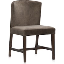 bowen dark brown dining chair   