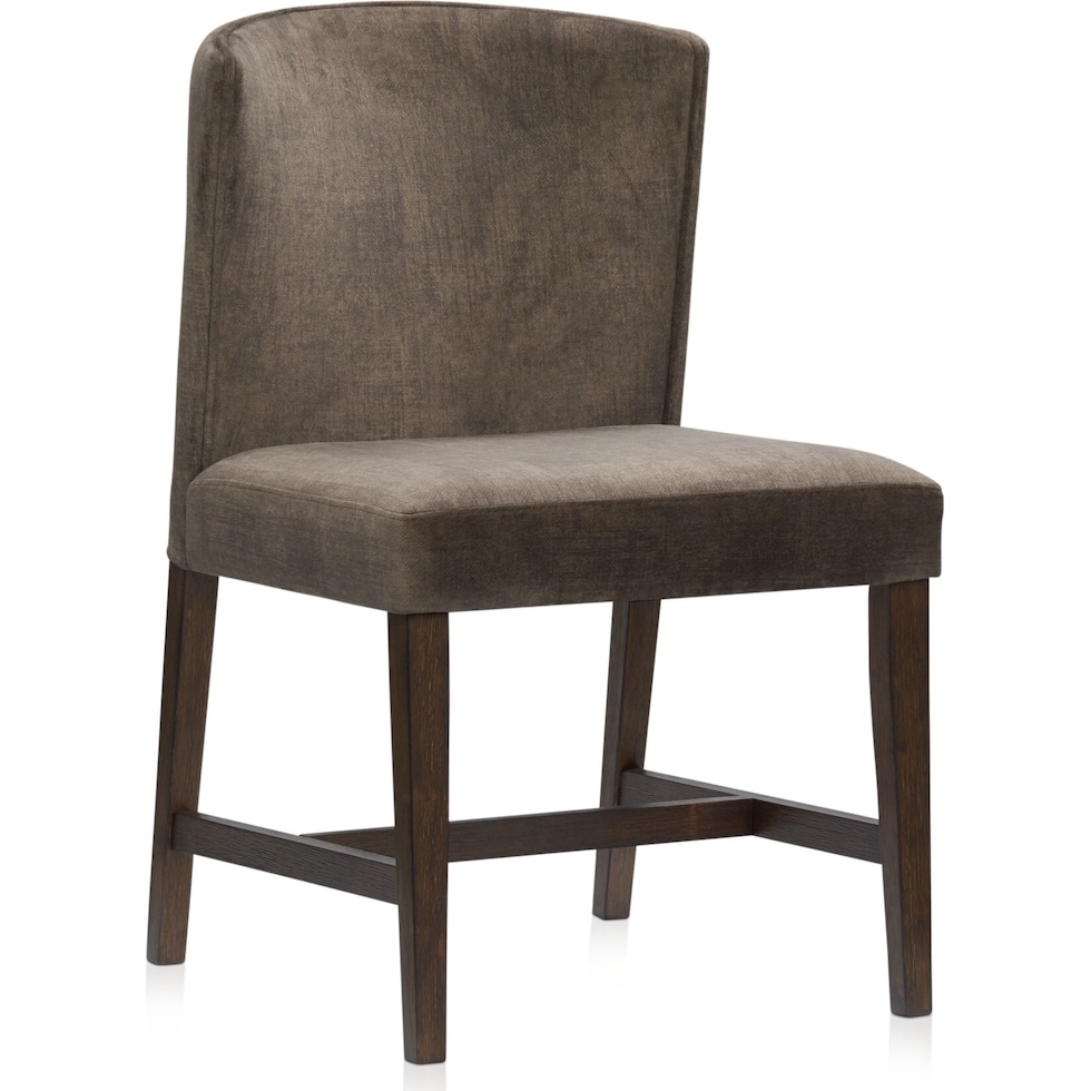 bowen dark brown dining chair   