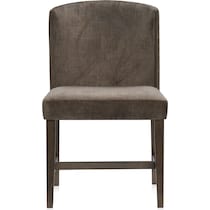 bowen dark brown dining chair   