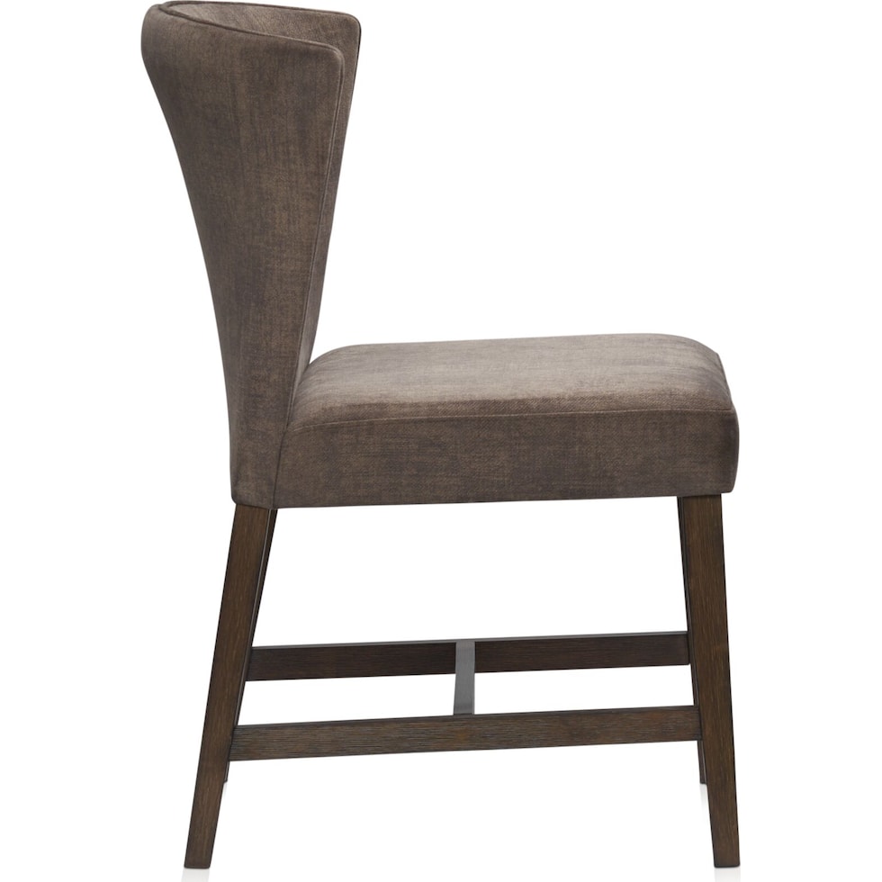 bowen dark brown dining chair   