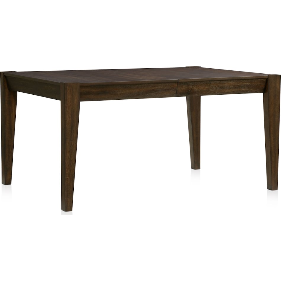 bowen dark brown dining table   