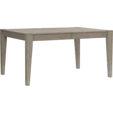 Bowen Dining Table and 4 Upholstered Chairs - Gray