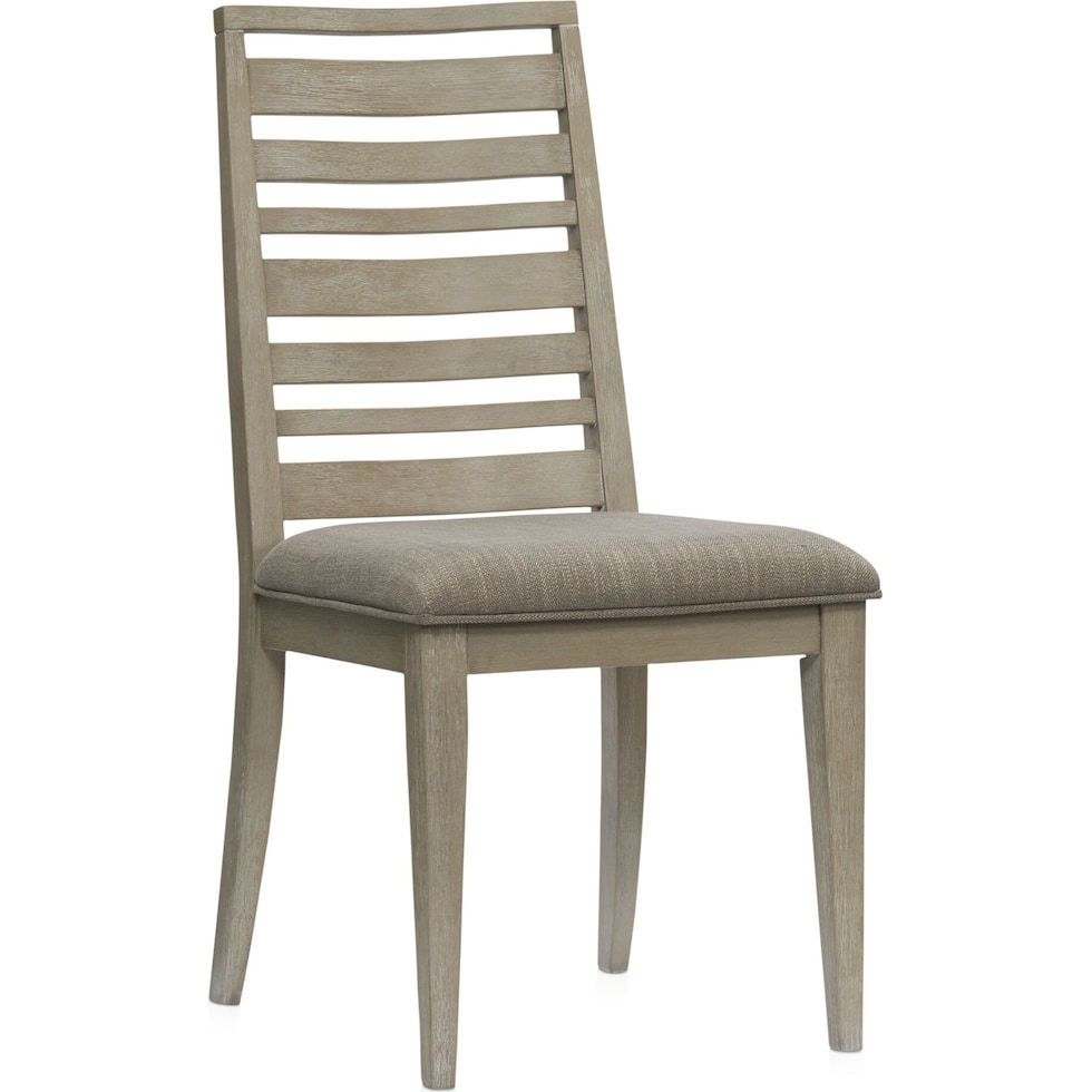 bowen gray dining chair   