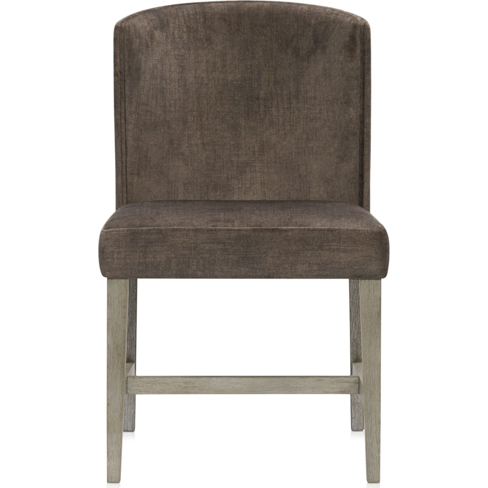 bowen gray dining chair   