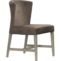 bowen gray dining chair   