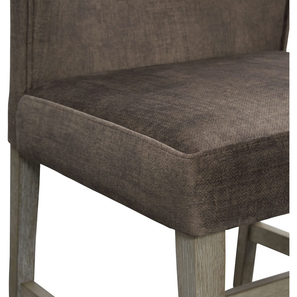 bowen gray dining chair   