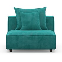 bowery bella peacock left arm facing sofa   