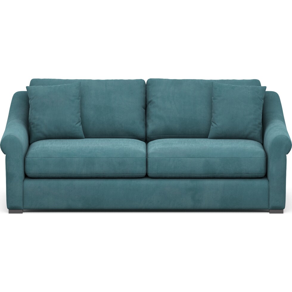 bowery bella peacock sofa   