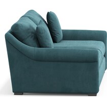 bowery bella peacock sofa   