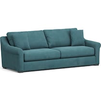 bowery bella peacock sofa   