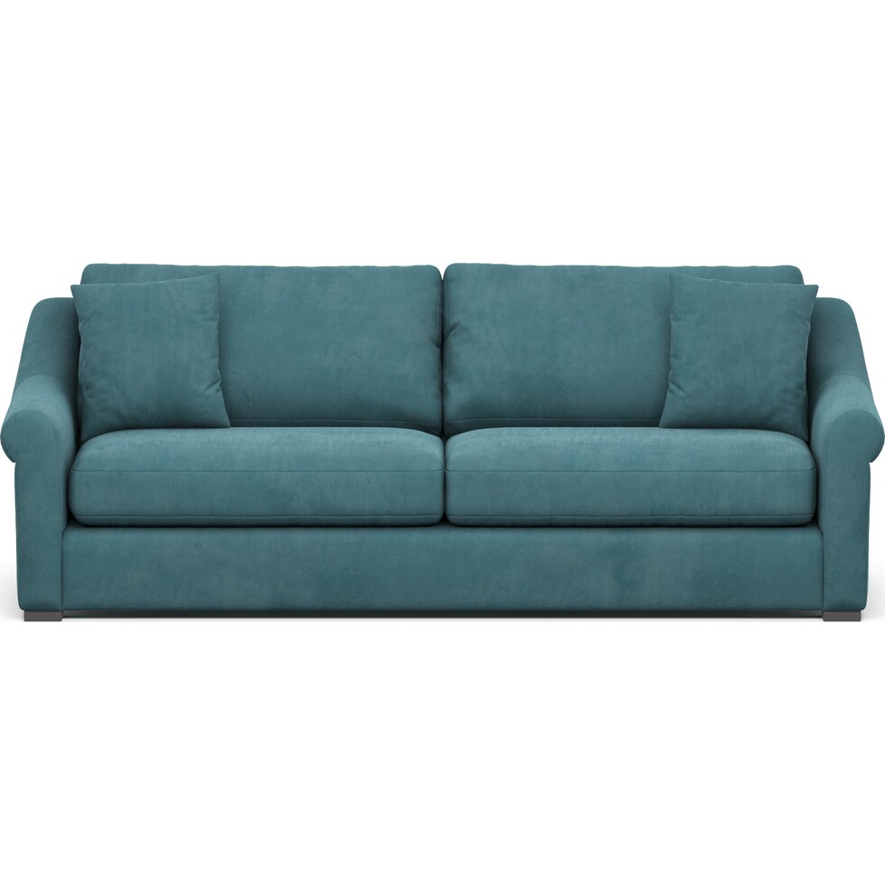 bowery bella peacock sofa   