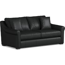 bowery black sofa   