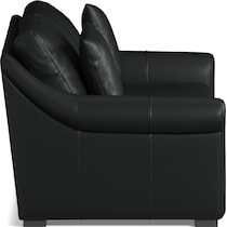 bowery black sofa   
