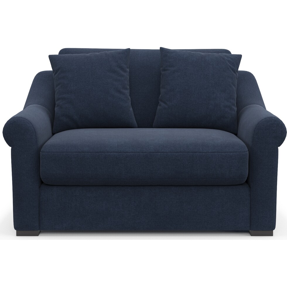 bowery blue chair and a half   