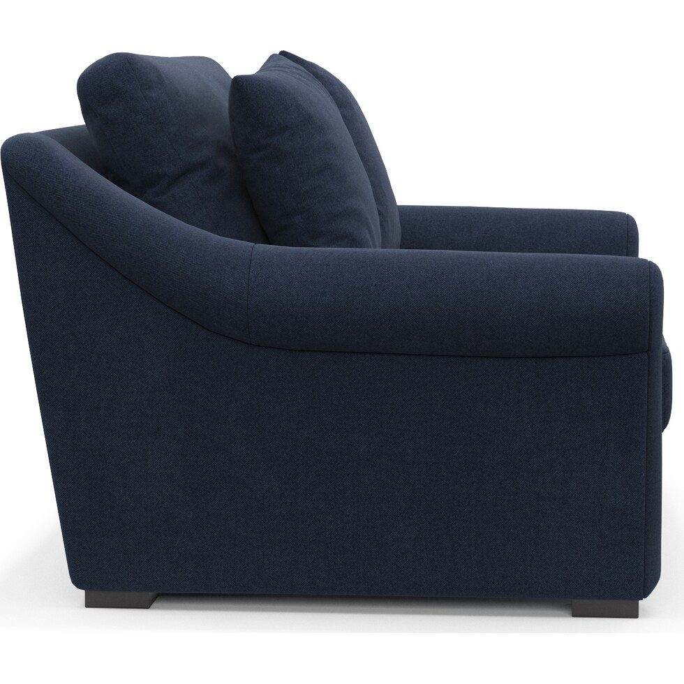 bowery blue chair and a half   